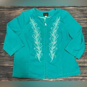 Bob Mackie Wearable Art Jacket- 1X